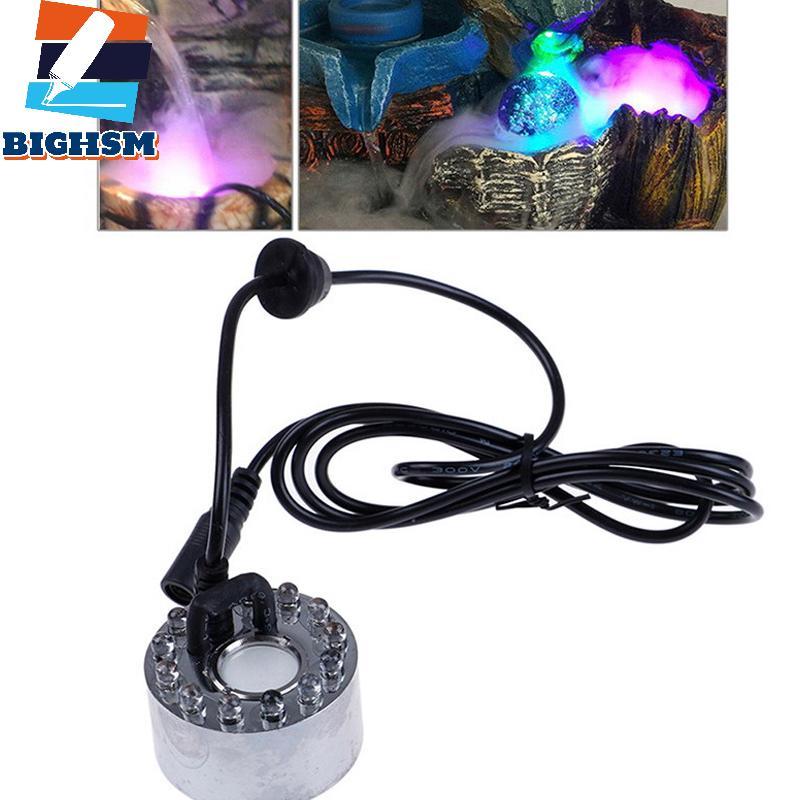 [BIGHSM] Đèn LED Halloween Đài Phun Nước Ao Fogger Mini Mist Maker Fogger Pond Garden Máy Phun Sương