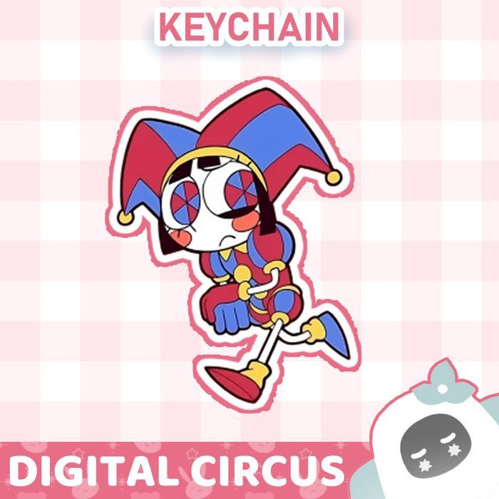Ganci / Gantungan Kunci Akrilik DIGITAL CIRCUS - POMNI