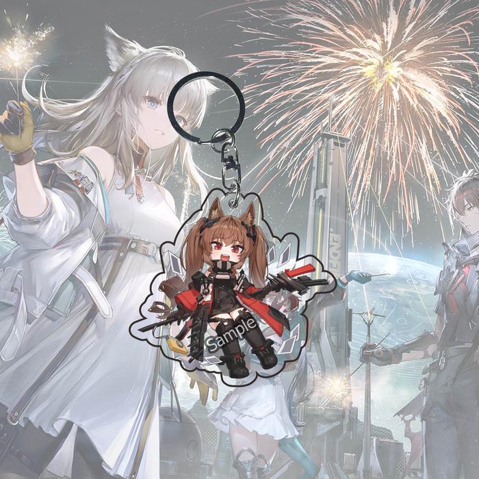 Gantungan Kunci Arknights  Endfield Gilberta - Key Chain - Gantungan Hp - Souvenir - Ganci Anime - G