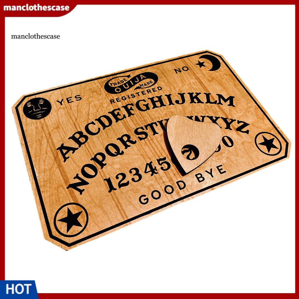 Manclothescase Phát hiện tấm che mặt ẩn với bảng điều khiển Ouija Fortune Teller Board Ouija Talking