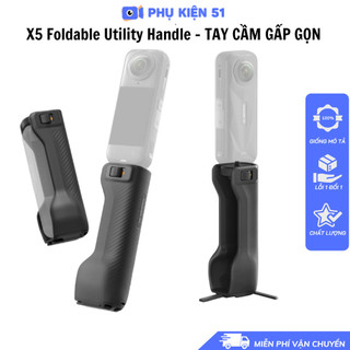 Insta360 X4 X5 Foldable Utility Handle - Tay cầm gấp gọn bảo vệ máy