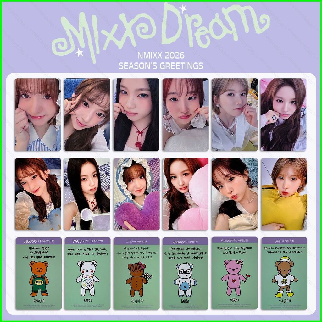 G2P 6 Cái / bộ NMIXX LOMO Card MÙA MÙA MÙA MIXX DREAM HAEWON Bưu Thiếp Bộ Sưu Tập Ngôi Sao Ngoại Vi 