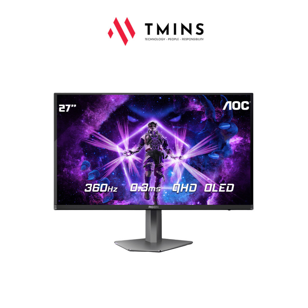 Màn hình Gaming 2K AOC AG276QSD OLED 2K 360Hz - Hàng chính hãng bảo hành 36 tháng