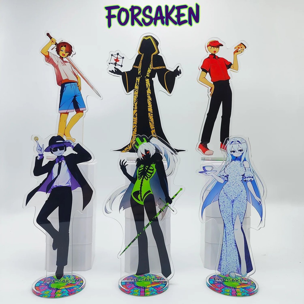 Standee Acrylic Roblox Guest 1337 Forsaken Noob John Doe Shedletsky mô hình mica trang trí bàn học 1