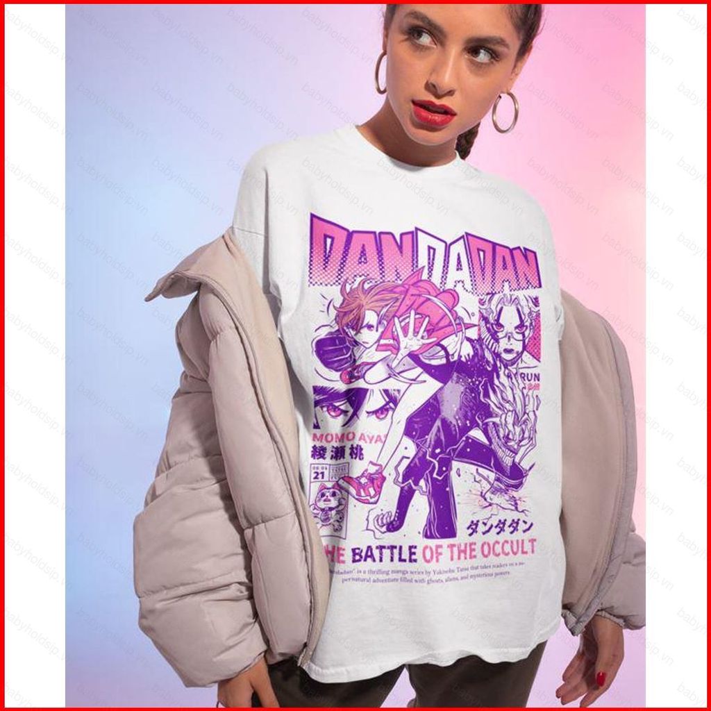 Áo Thun Cosplay Ayase Ken từ Anime Momo, Vải Tay Ngắn