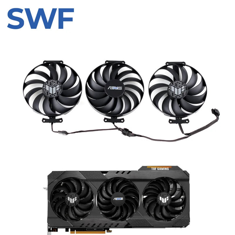 Quạt làm mát 95MM CF1010U12D cho ASUS Radeon RX 6950 6900 6800 6800 XT TUF OC GAMING Card Fan CF1010