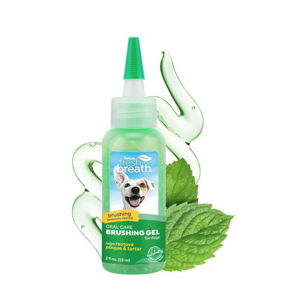TropiClean Fresh Breath Pet Dental Care Gel chải