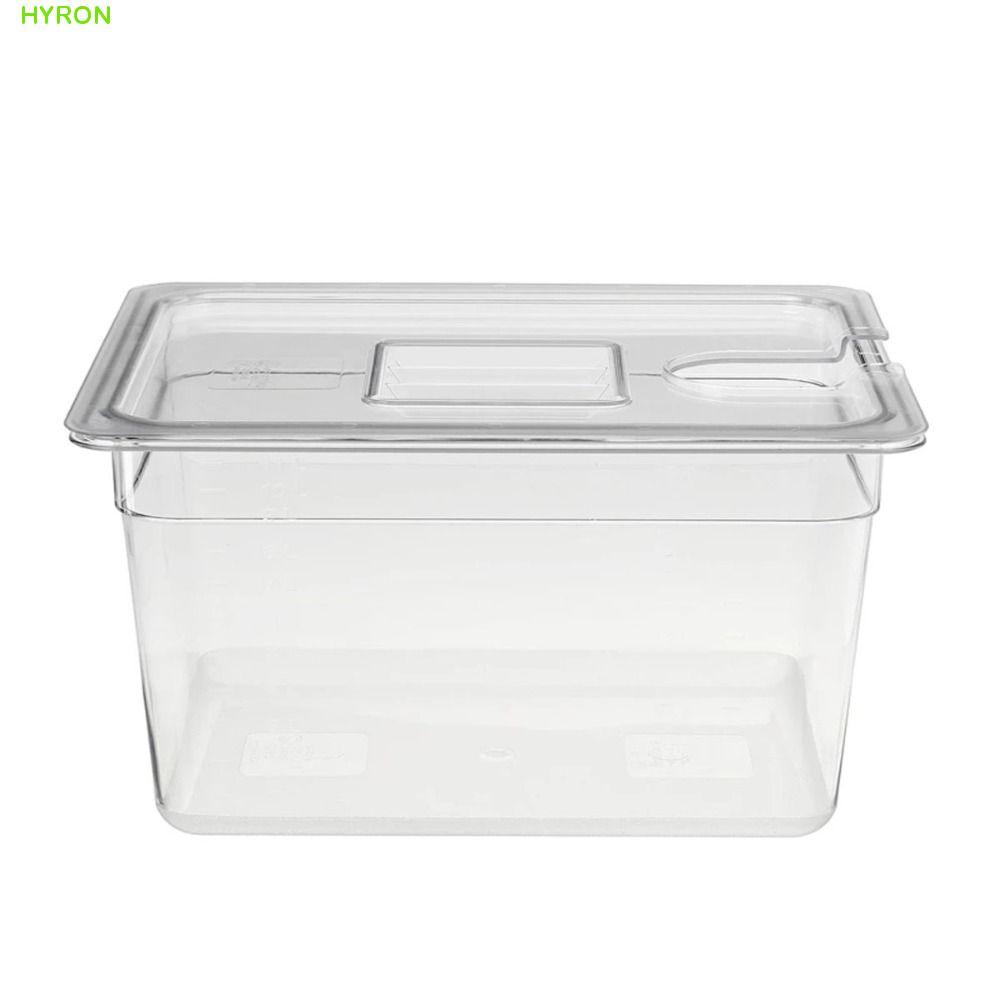Hộp đựng nồi nấu HYRON Sous Vide, Chất liệu thực phẩm 6L Bình nước ẩm thực Sous Vide, Máy hút chân không cách nhiệt trong suốt bền bỉ