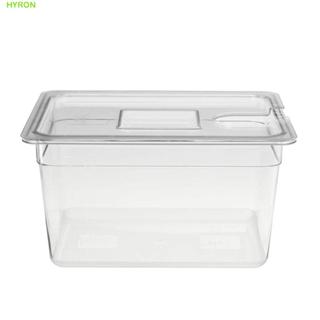 Hộp đựng nồi nấu HYRON Sous Vide, Chất liệu thực phẩm 6L Bình nước ẩm thực Sous Vide, Máy hút chân không cách nhiệt trong suốt bền bỉ