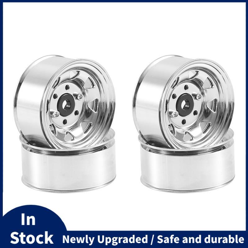 4 1.55 Kim Loại Beadlock Bánh Xe Vành Hub Cho 1 / 10 RC Xe Bánh Xích Jr 90069 D90 CC01 LC70 MST