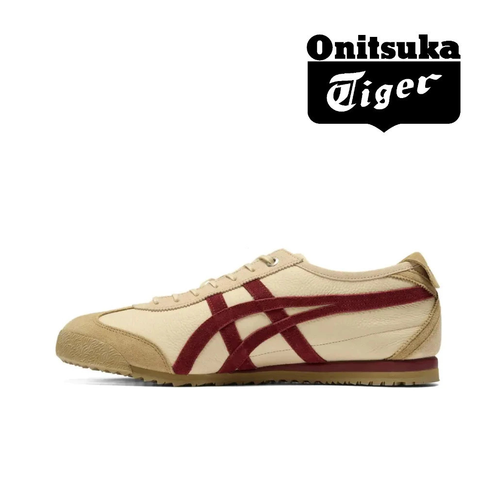 Onitsuka Tiger MEXICO 66 SD VIN Rượu Vang Đỏ Nam Nữ Giày Thường Ngày 1183C015-202 RZKR