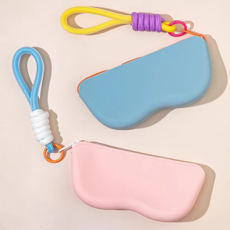New Product#Candy color glasses case, sunglasses protective cover, storage bag, travel portable sili