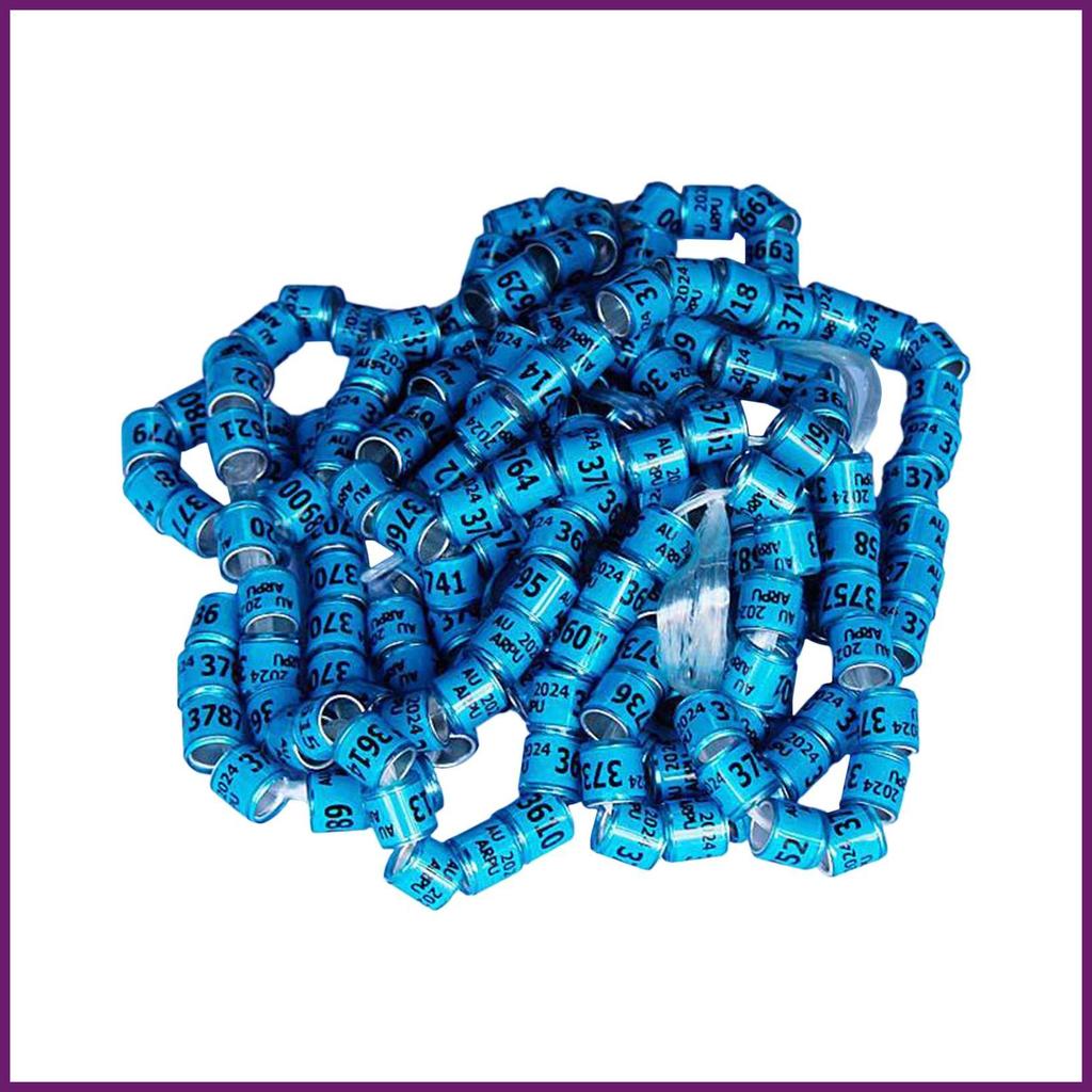 Nhẫn Nhận Dạng Bồ Câu 50 Chiếc Nhẫn Bồ Câu Cung Cấp Dây Màu Sắc Tươi Sáng Kích Thước Chung Pegeon hi