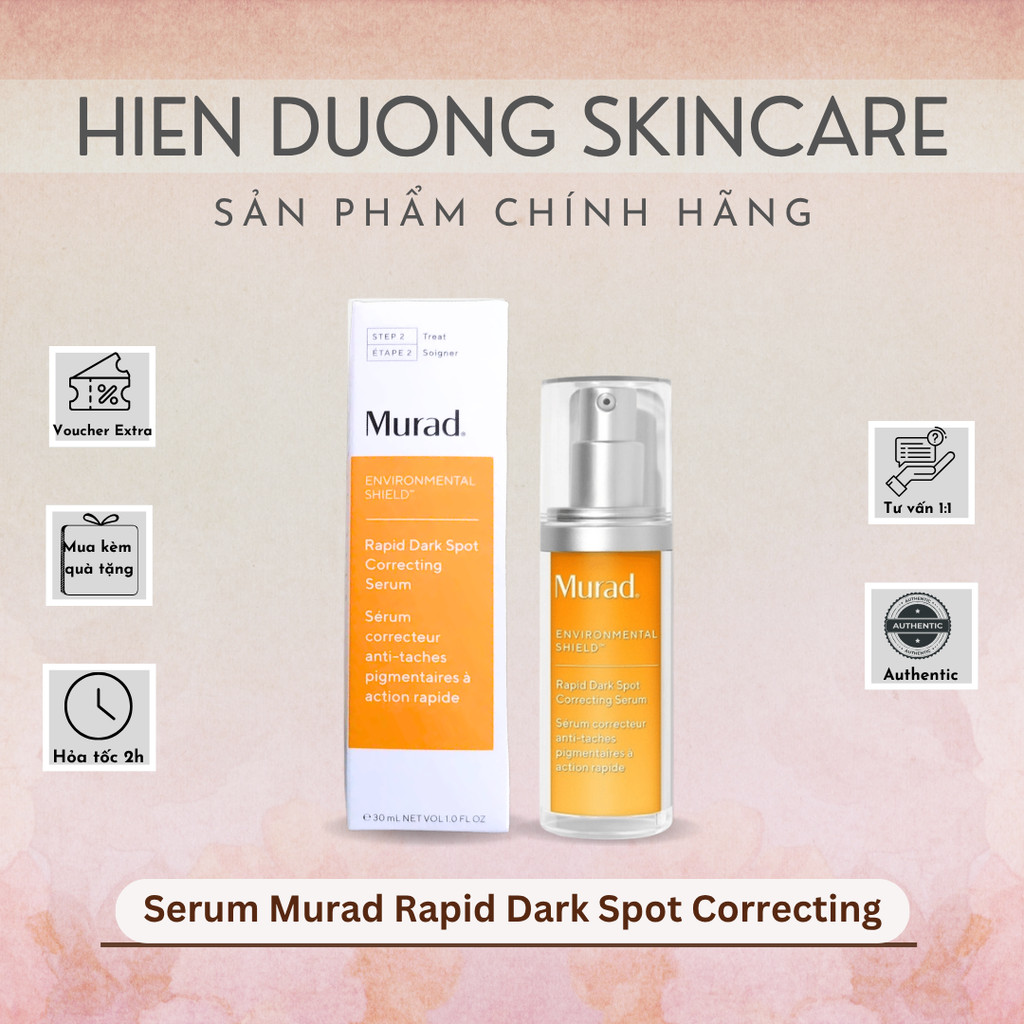 [Đại lý chính hãng] Serum Murad Rapid Dark Spot Correcting 30ml | Tinh chất dưỡng sáng, giảm nám, là