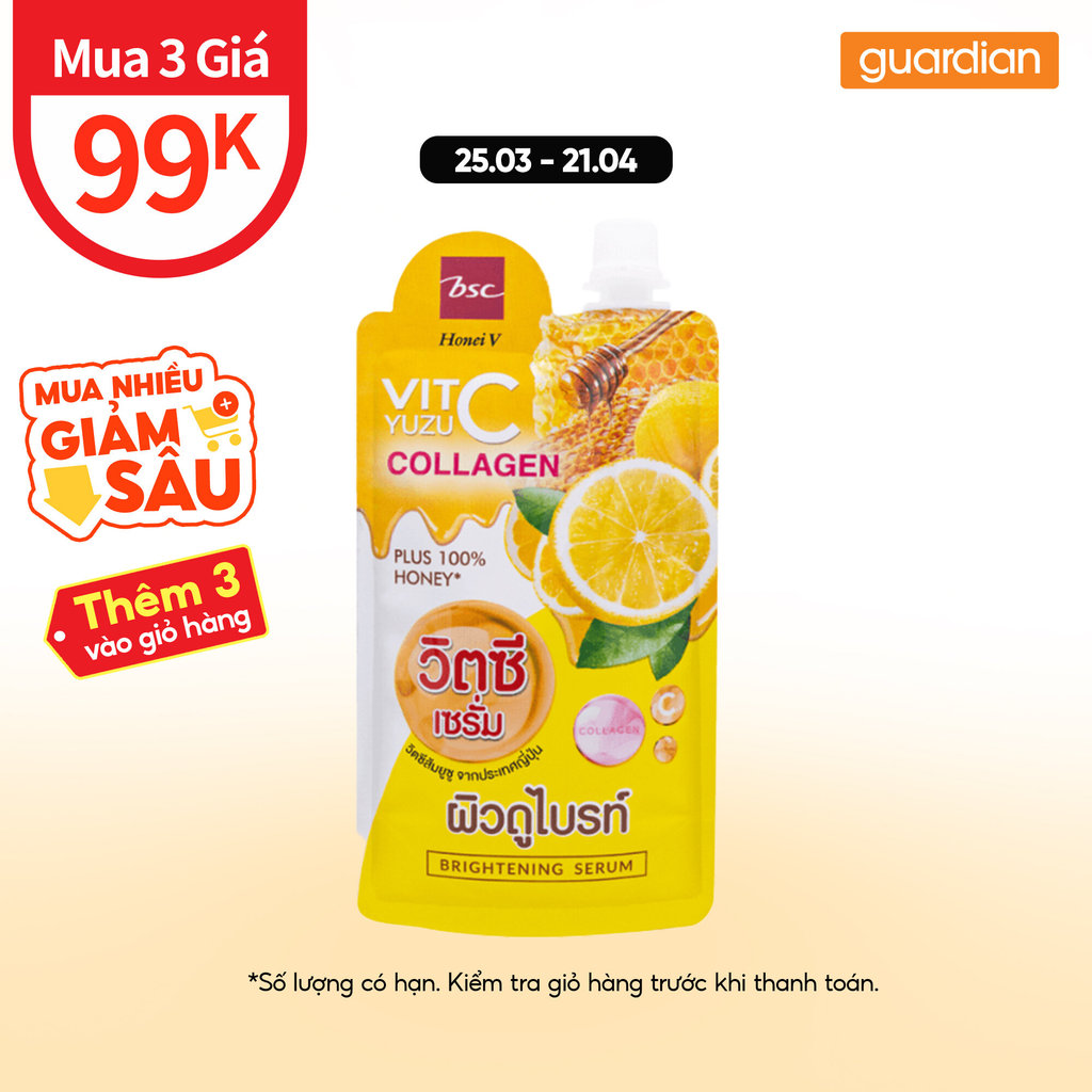 Tinh Chất Serum Dưỡng Sáng Da BSC HoneiV Vitamin C Yuzu 50G | Guardian Việt Nam