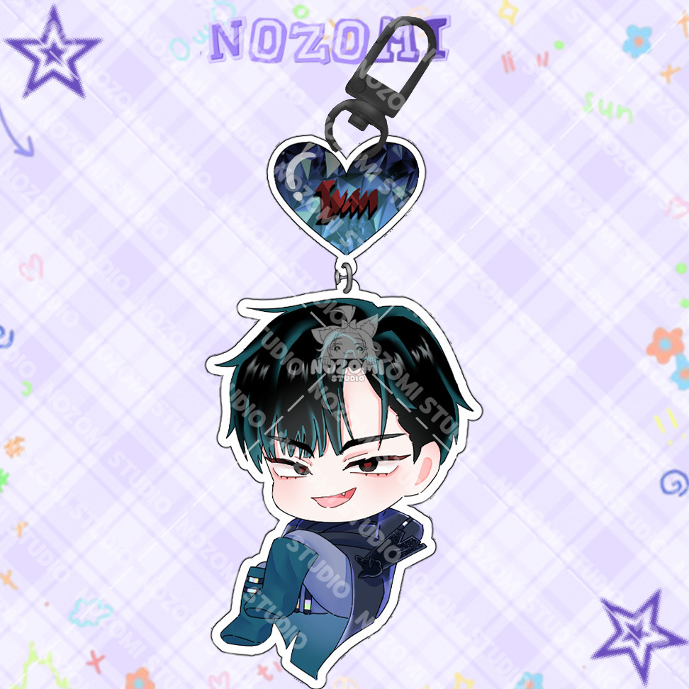 Ganci / Gantungan Kunci / Keychain Akrilik Linked ALIEN STAGE IVAN