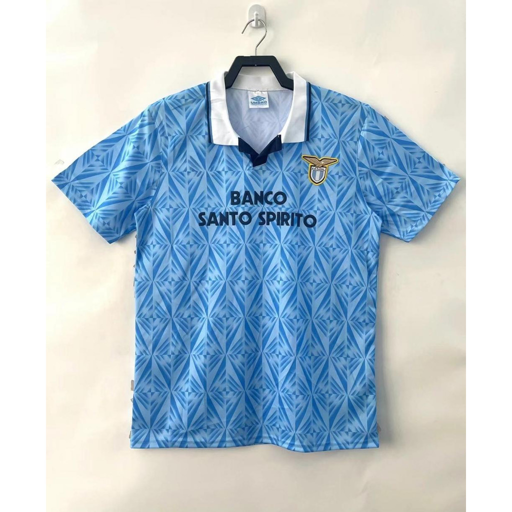 Áo đấu bóng đá cổ điển sân nhà Lazio 1991-92