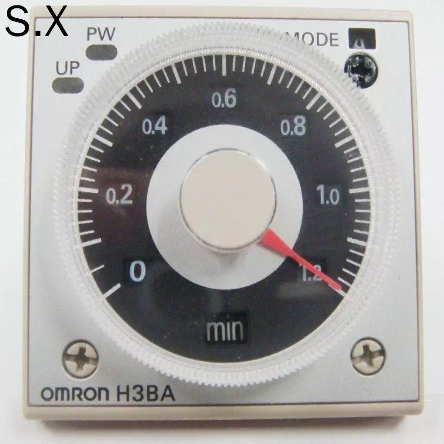 Rơle thời gian Omron H3BA-N8HH3BA-N8 có đế trễ tắt nguồn AC220 DC24 Có thể điều chỉnh