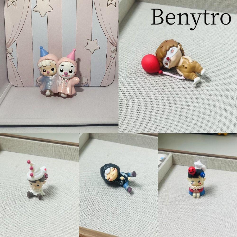 Benytro Hộp BENYTRO Hacipupu, Đồ trang trí Mini Prank POPMART, POPBEAN Hirono Mime Series A NIGHT OF