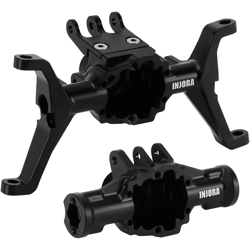 Vỏ trục cổng trước và sau bằng nhôm INJORA cho nâng cấp 1 / 18 RC Crawler Ascent-18