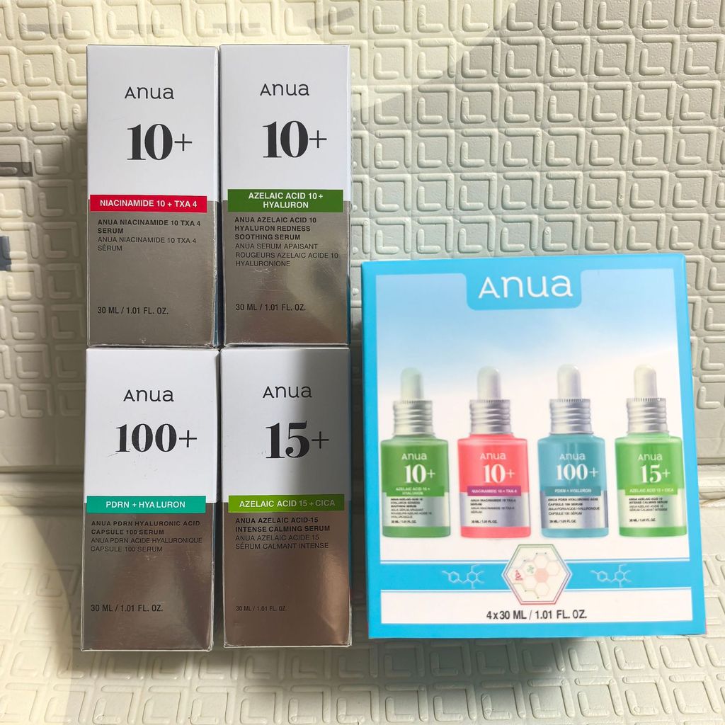 ANUA ANUA 10 + Tinh chất Niacinamide 10 + TXA4 Tinh chất PDRN Hyaluronic Acid Viên nang 100 + Bộ bốn