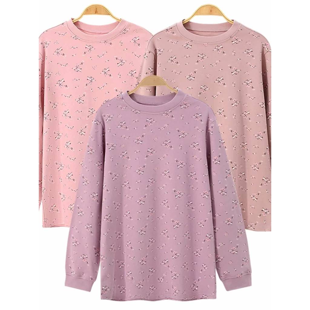 đồ bộ trung niên cho mẹ Bộ quần áo mùa thu nữ cotton cho người trung niên và cao tuổi quần mùa thu q