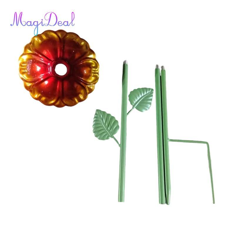 Trạm tưới cây Garden Bee Ground Stakes Bee Feeder Hình hoa chống mưa