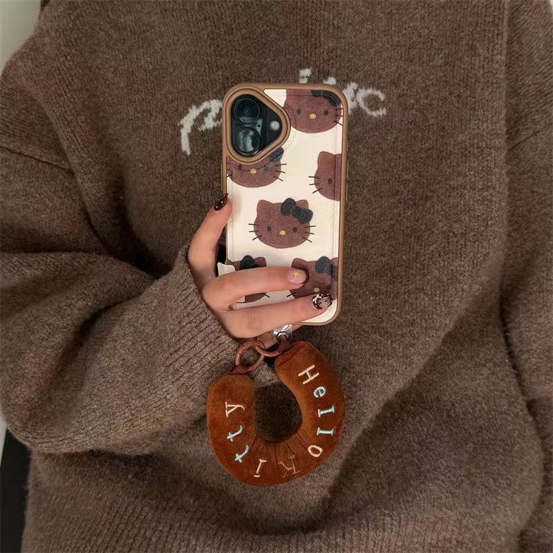 Nhãn Retro Brown KT Dây Đeo Tay Thích Hợp Cho Glory 400 Vỏ Điện Thoại Glory 300X70 Vỏ Mềm Glory20020