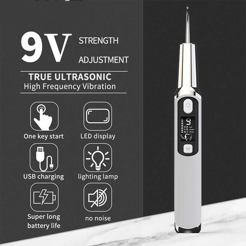Electric Teeth Cleaner Ultrasonic Dental Home Dental Cleanser Dental Whitening Teeth with Mirror