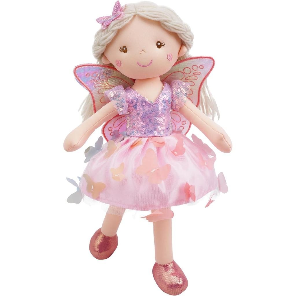 June Garden 15 "Lunabelle The Fluttering Blossom Fairy Doll – Đồ chơi cổ tích sang trọng mềm mại với