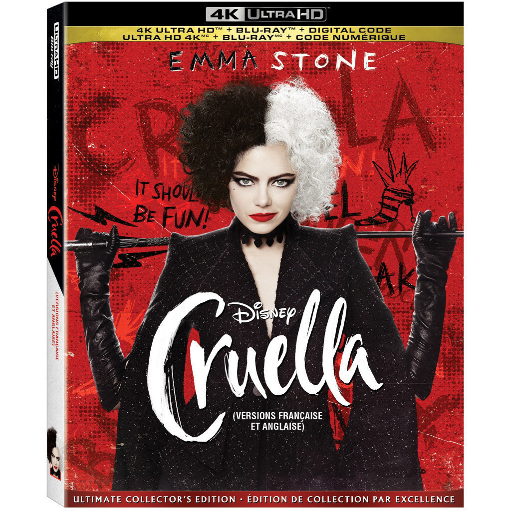 [Tiếng Anh] Phim Blu-ray HD 4K UHD 1080P Cruella