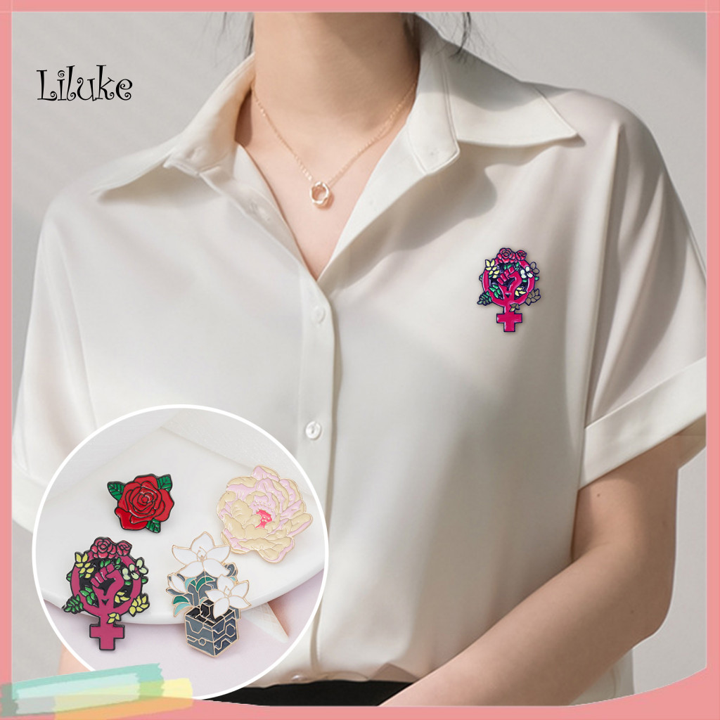 LK Unisex Nữ Tính Trâm Cây Hoa