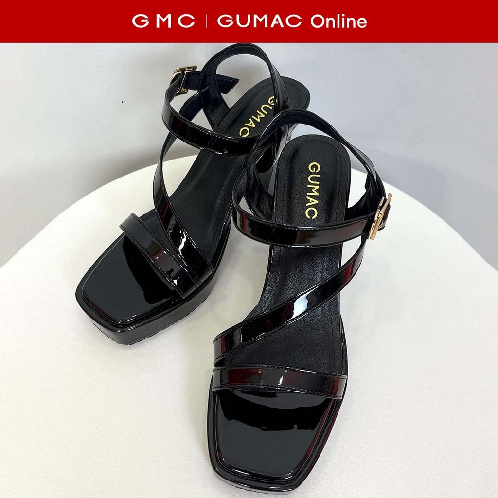 [MUA 2 GIẢM 25K] Giày sandal nữ cao gót thời trang GUMAC GF12004
