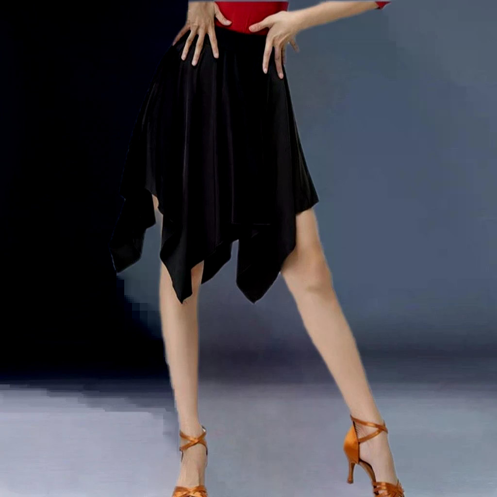 Váy Khiêu Vũ Latin Phong Cách Mới Tiêu Chuẩn Quốc Gia Khiêu Vũ Xã Hội Viền Lớn Khiêu Vũ Không Đều Vá