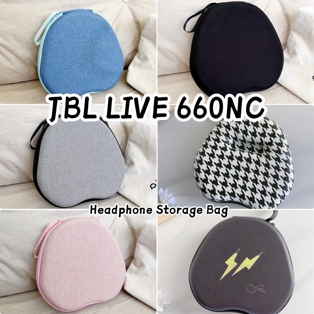 [Còn hàng] Dành cho hộp đựng tai nghe JBL LIVE 660NC Phim hoạt hình Túi đựng tai nghe đơn giản Hộp đ