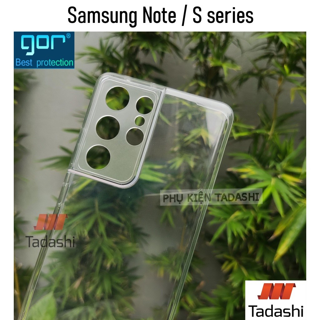 Samsung S21/ S21 Plus/ S21 Ultra Ốp Lưng Dẻo Gor Bảo Vệ Camera Galaxy Note 9/10/10+/20/20Ultra/ S20/