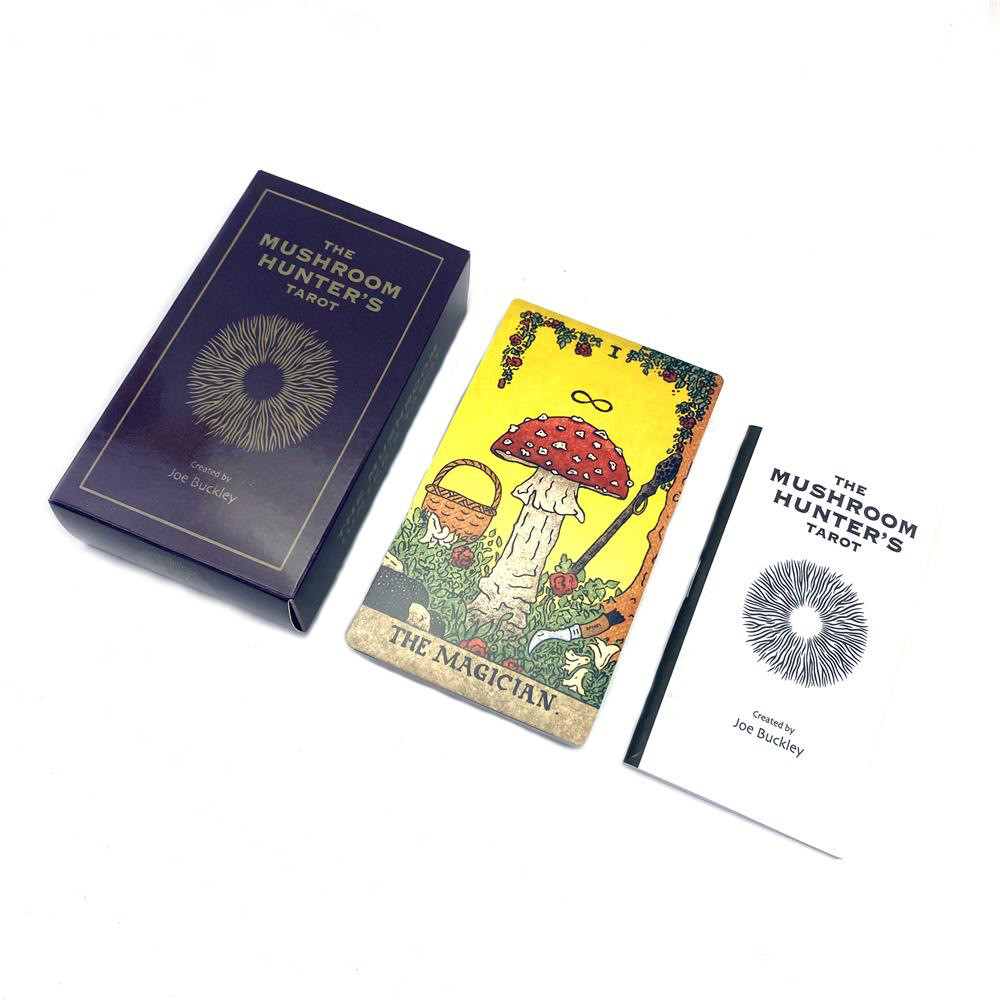 [Hàng có sẵn] 12 x 7cm Mushroom Hunter Tarot Cards English Board Game Card Game The Mushroom Hunter 