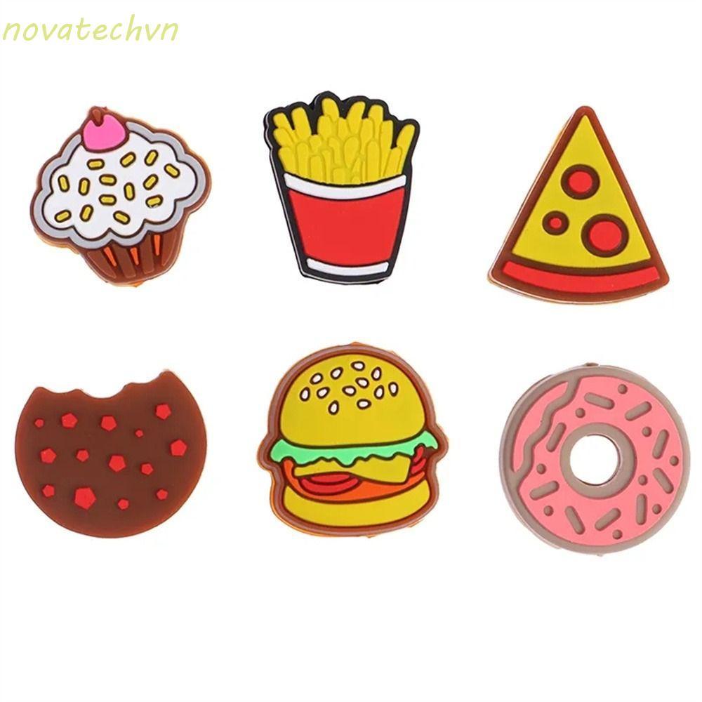 Vợt Tennis Nova - Phụ Kiện Giảm Chấn Cho Quần Vợt với Thiết Kế Pizza Cookie và Hamburger Donut
