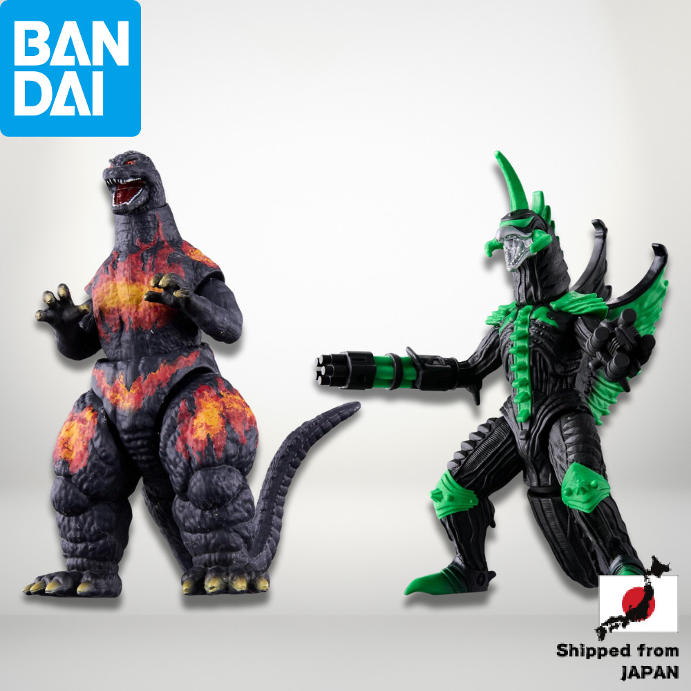 BANDAI Godzilla Burst Series - Gatling Gaigan & Burning Godzilla