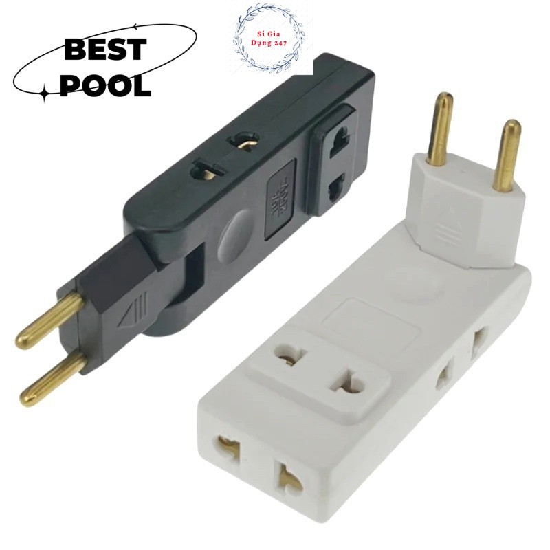 4 Trong 1 Ổ Cắm Tường Nối Dài EU Ổ Cắm Điện 180 Độ Cắm Adapter Du Lịch…
