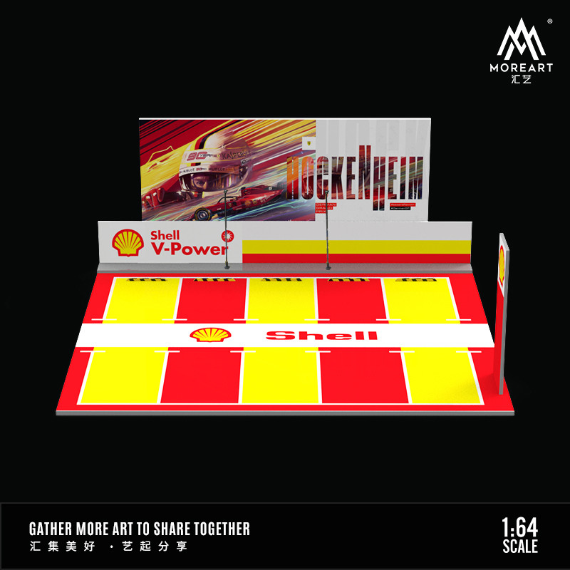 [ORDER] Mô hình diorama MOREART 1:64 Shell Open-Air Parking MO925010