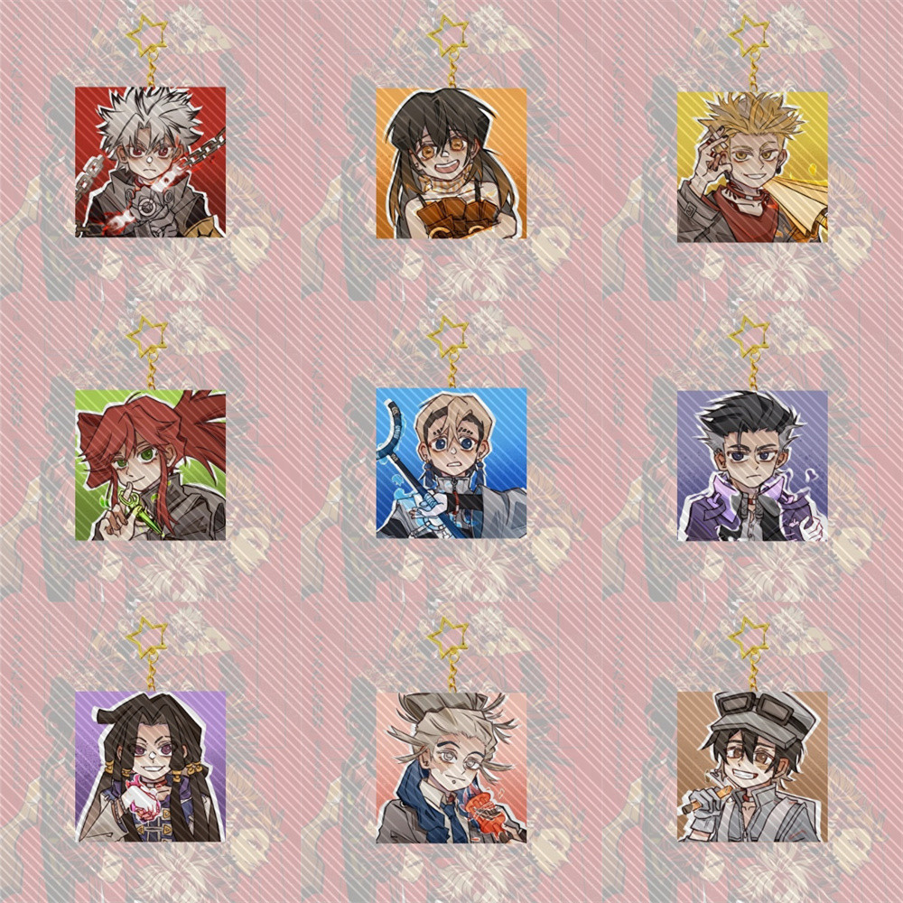 6CM hot Anime GACHIAKUTA Acrylic Keychain Model Cosplay Characters Ornament Accessories Goods Collec