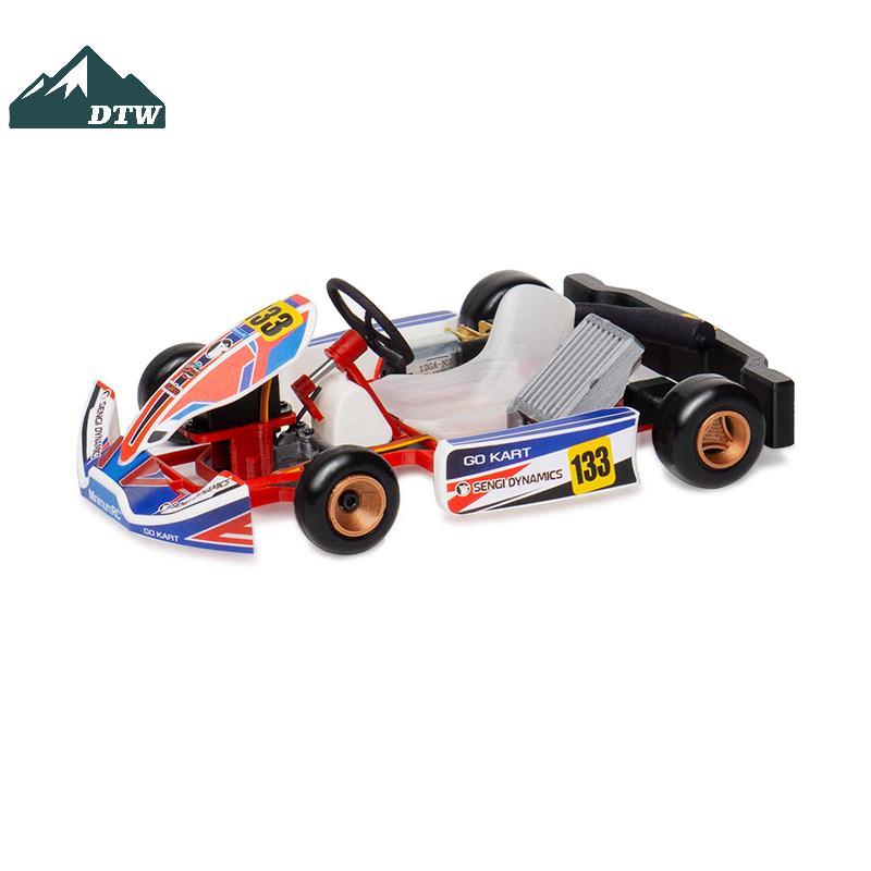 DTW RC Sengi Kart-80 Micro Scale RC Car Go Kart Kit PNP Không lắp ráp nhưng RC Pin RC Điều khiển từ 