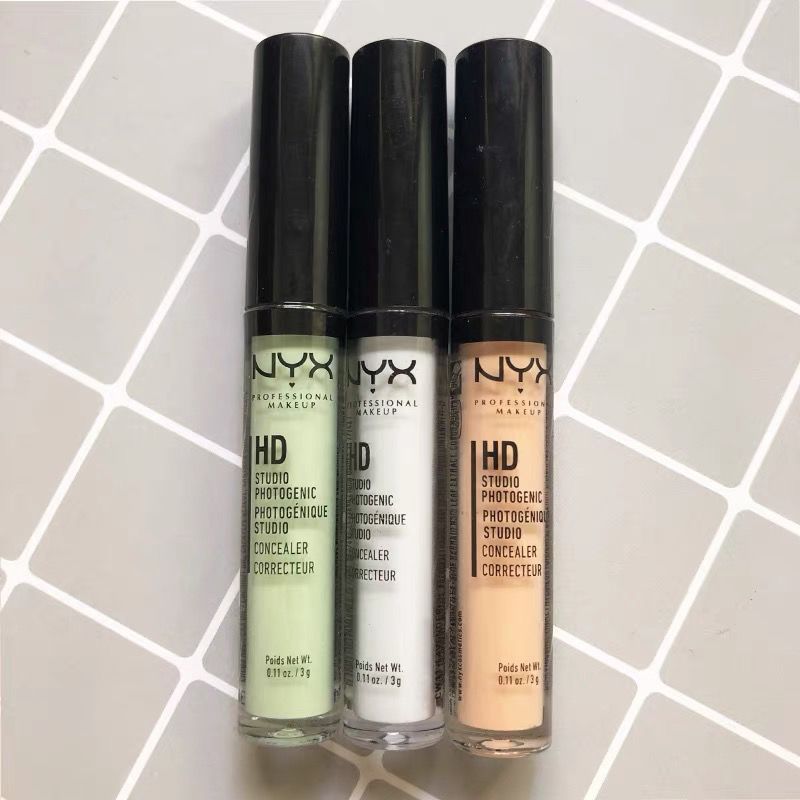 Hot Sale#United States NYX Highlight Concealer Stick Green Contouring Acne Marks Red Spots Freckles 