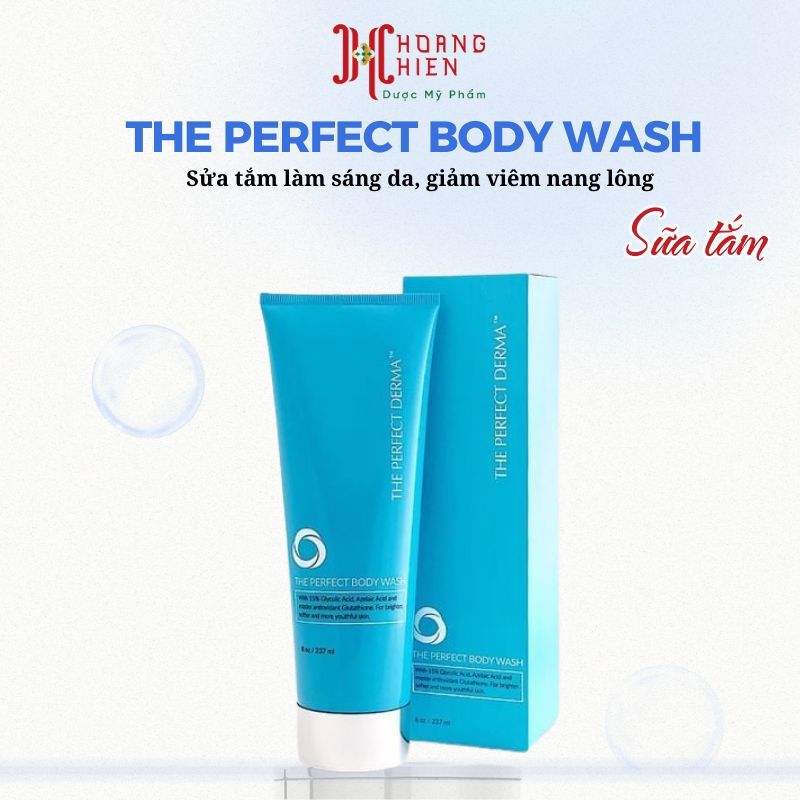 Sửa tắm làm sáng da, giảm viêm nang lông The perfect body wash