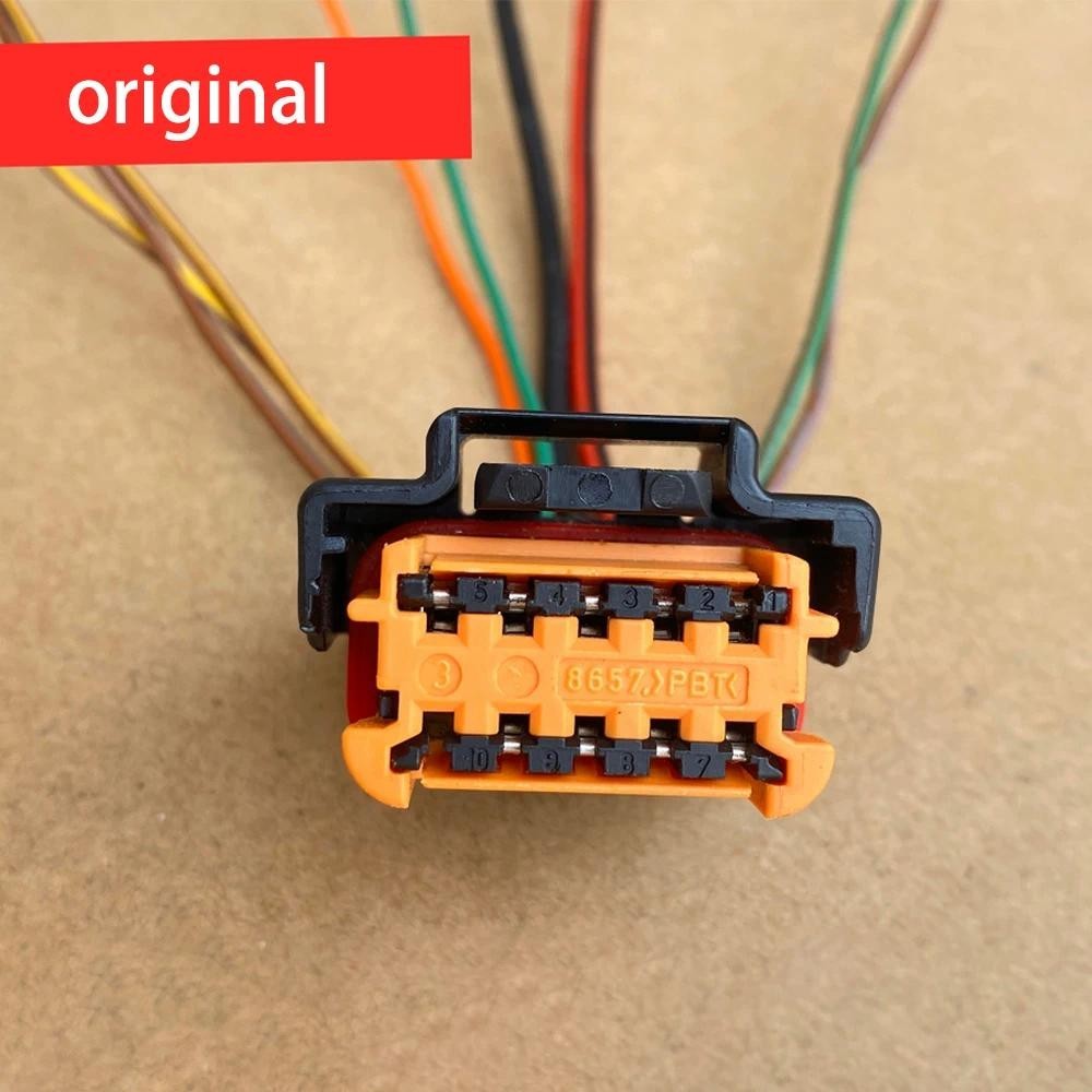 Phích cắm đèn pha chính hãng cho Peugeot model cũ 408 308 10pin có cáp