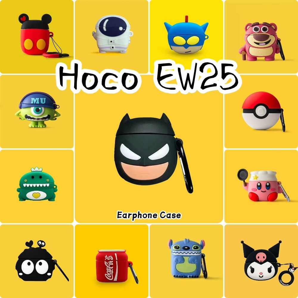 【imamura】Cho Hoco EW25 ốp tai ng Case phim hoạt hình Dễ thương Vỏ Bảo Vệ Hộp Sạc Tai Nghe NO.5