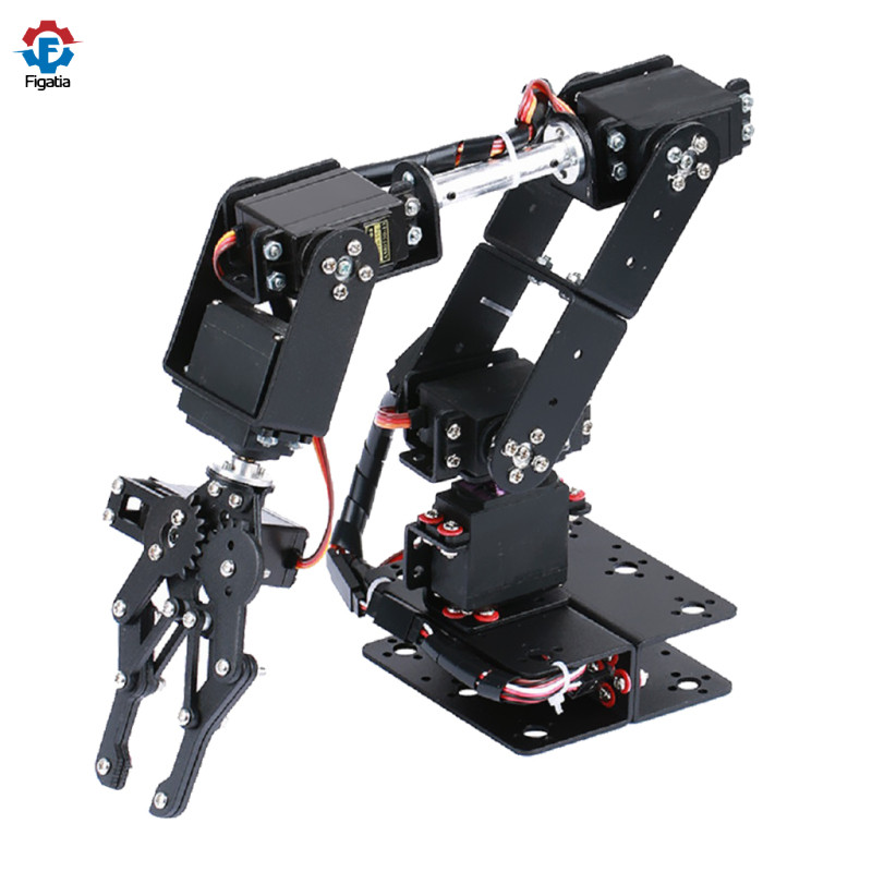 Bộ dụng cụ cánh tay cơ Robot 6DOF DIY để học bộ dụng cụ lắp ráp Robot
