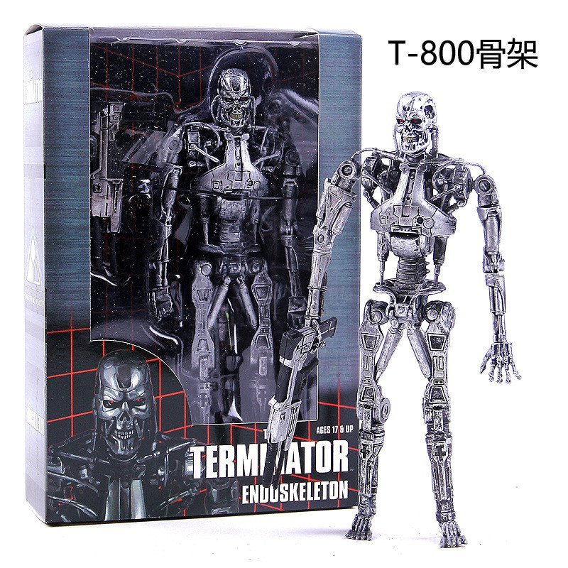 [Giao hàng trong ngày] NECA Terminator T800 Skeleton Future Warrior T1000 Manipulator Hình Mô hình đ