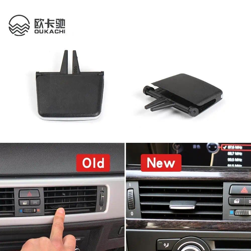 Mặt Trước AC Air Vent Grill Ổ Cắm Thanh Trượt Kẹp Bộ Sửa Chữa Cho Xe BMW 3 Series E90 E91 E92 E93